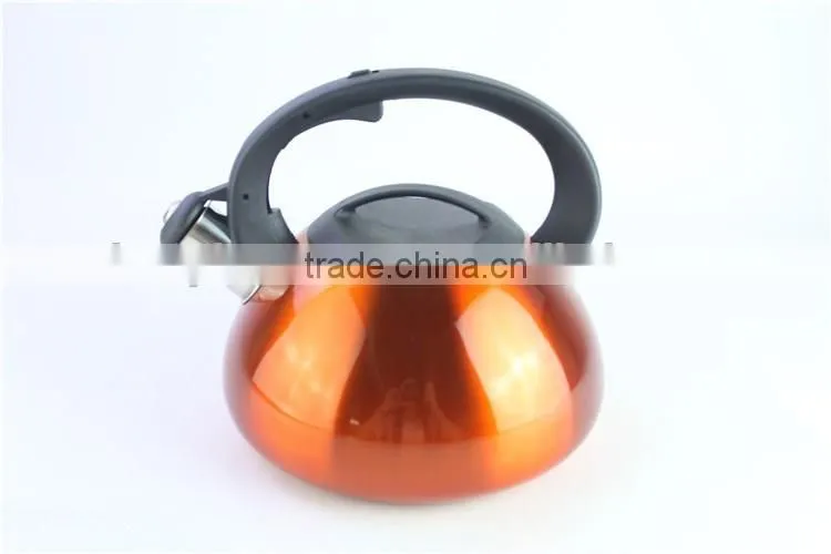 Durable colorful tea pot water kettle whistling tea kettle stainless steel jug