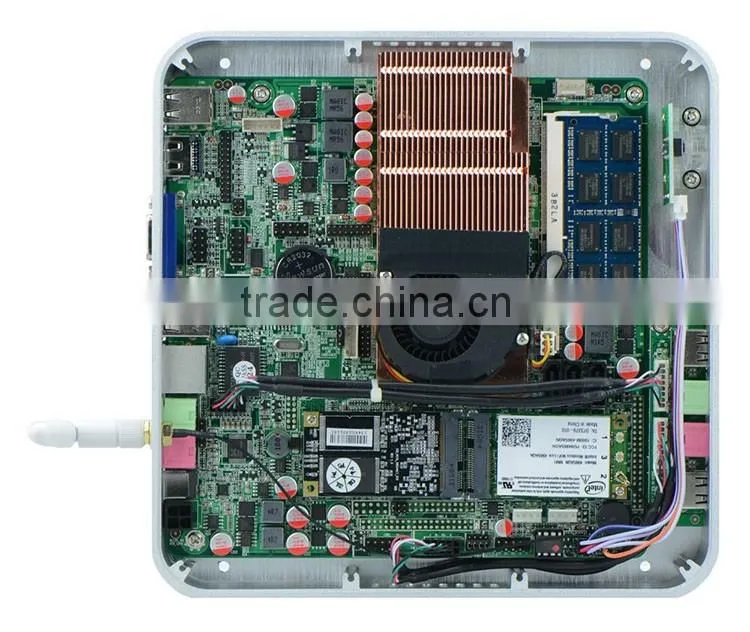 High Quality New Design Intel Celeron 1037u 1.8Ghz CPU Aluminum Htpc Chassis Oem
