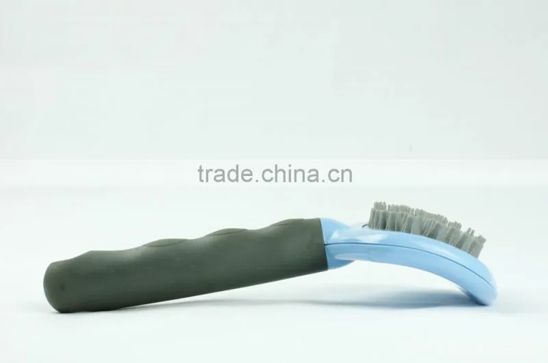 trade assurance new pet product rubber handle brush bathing