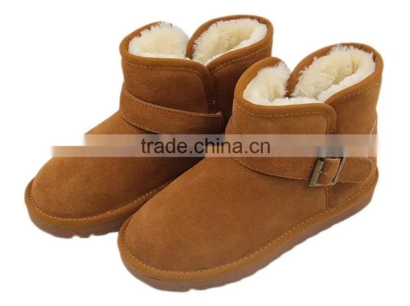 Finest material top quality superior womens ankle snow boots for sale