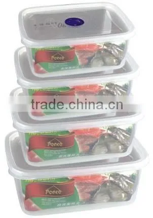 2014 Classical style of 4pcs set plastic vacuum container for sale