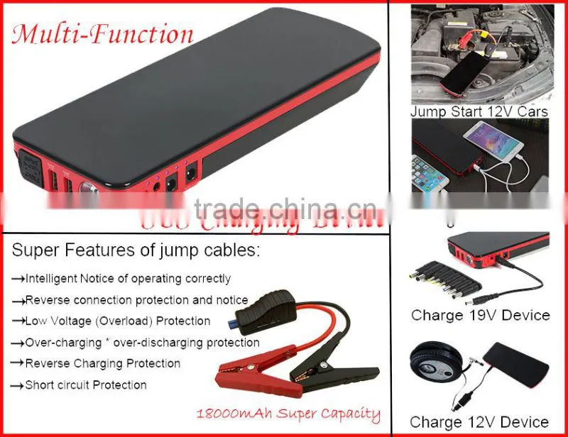 Mini emergency jump starter with the following newly developed device car jump starte