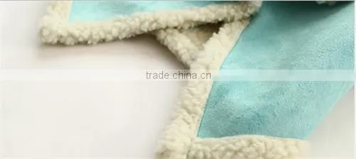children faux fur vest without hood