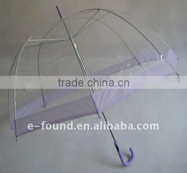 PVC Transparent Dome Umbrella