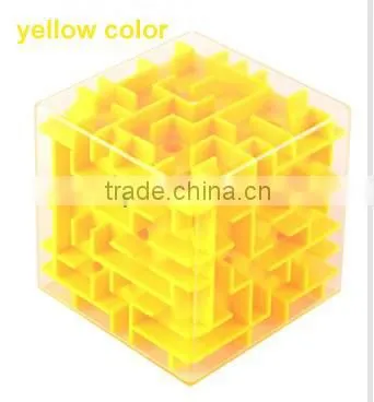 solid color 3d puzzle cube maze puzzle game
