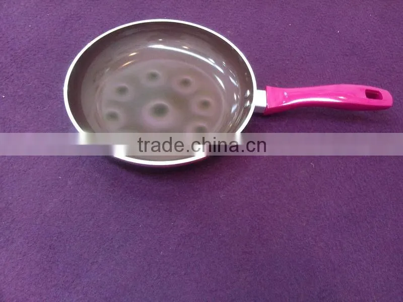European Aluminum Imitation of die-casting fry pan with 3D ceramic coating