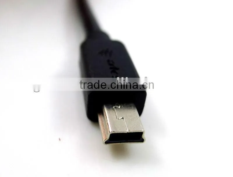 Mini USB 5 Pin Male To USB 2.0 Male Adapter date cable