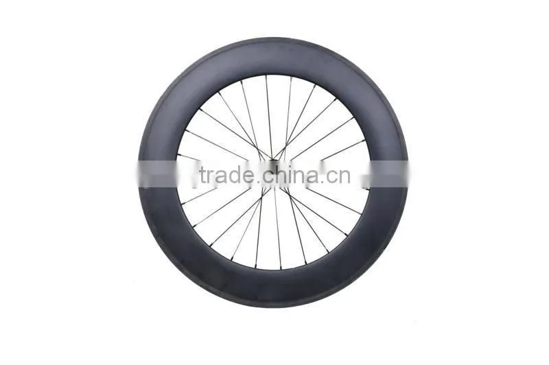 700C CARBON WHEELS 88MM TUBULAR, professional bike wheels 3k glossy rim 88mm tubular, Road Bicycle Wheelsets 88mm Tubular