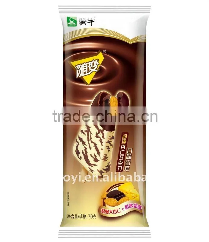 Various plastic packaging bag for ice cream