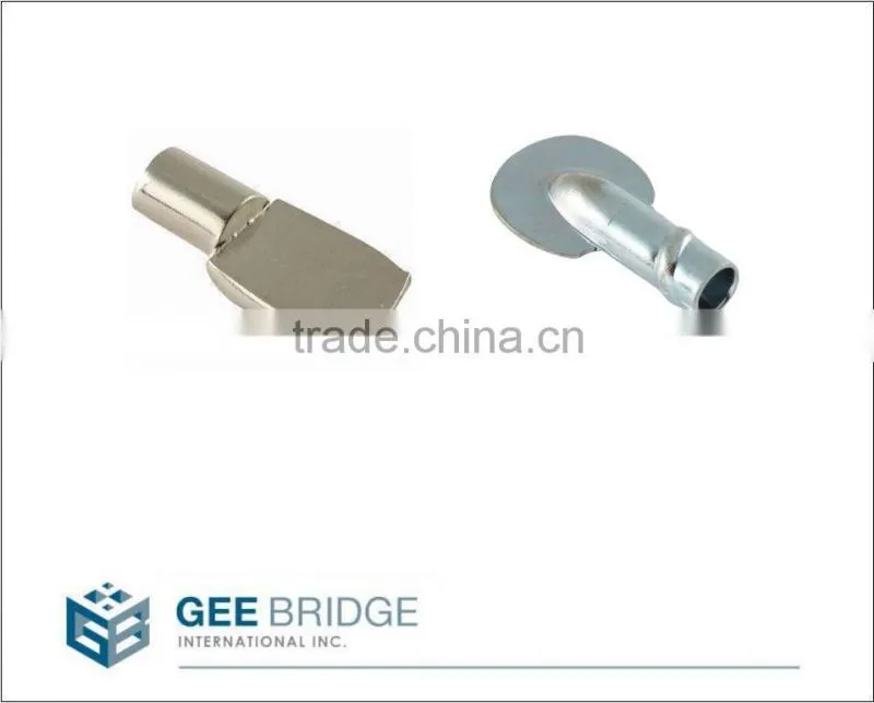 0805006 Steel Furniture Hardware Shelf Rest Support with Vinyl Cover