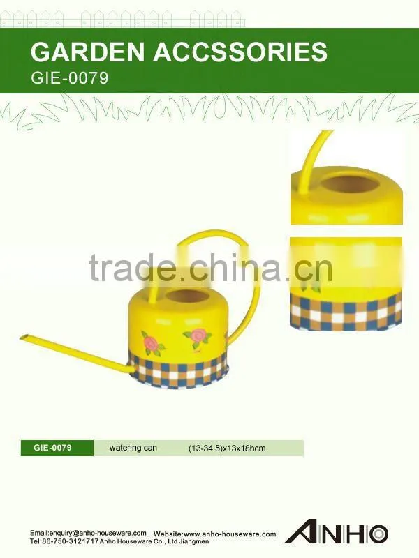 Watering Can Metal Flowerpot decorative gardening