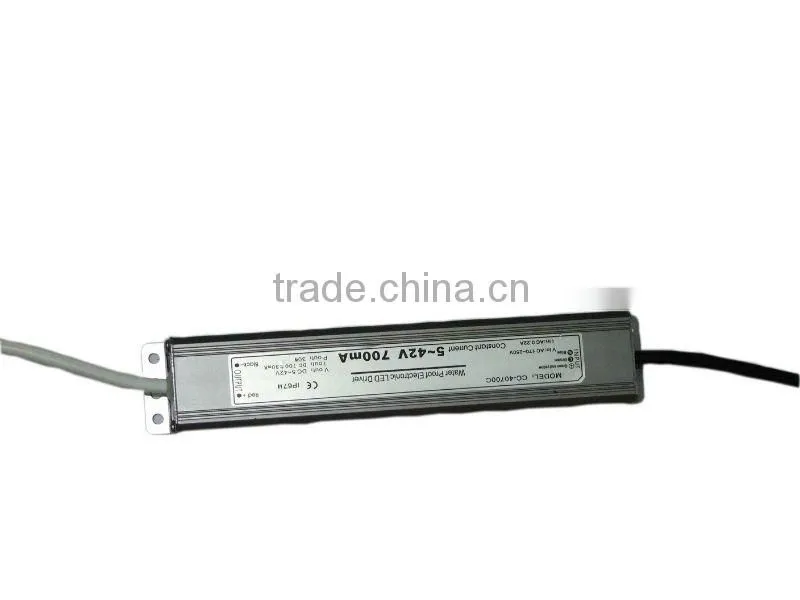 constant currency with CE&ROHS 700ma waterproof LED DRIVER