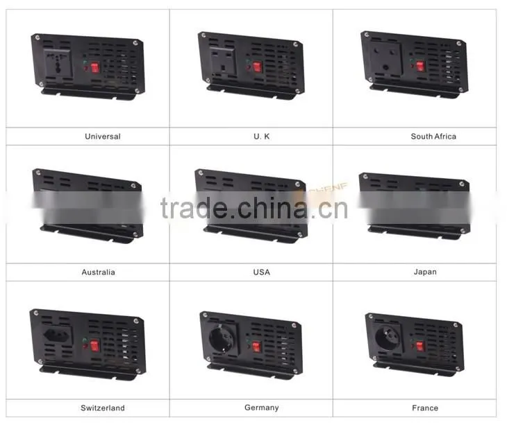 CHENF Best quality 500W 12v 220v single phase inverter with battery charger made in China