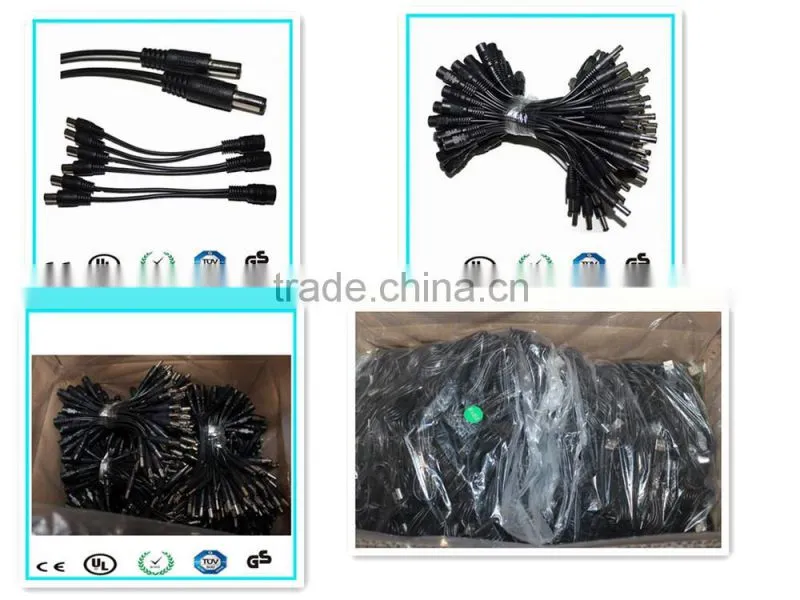 5.5 x2.1mm DC cable kinds of DC cable