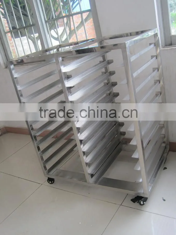 8 Trays 16 Pans Stainless Steel Food Trolley