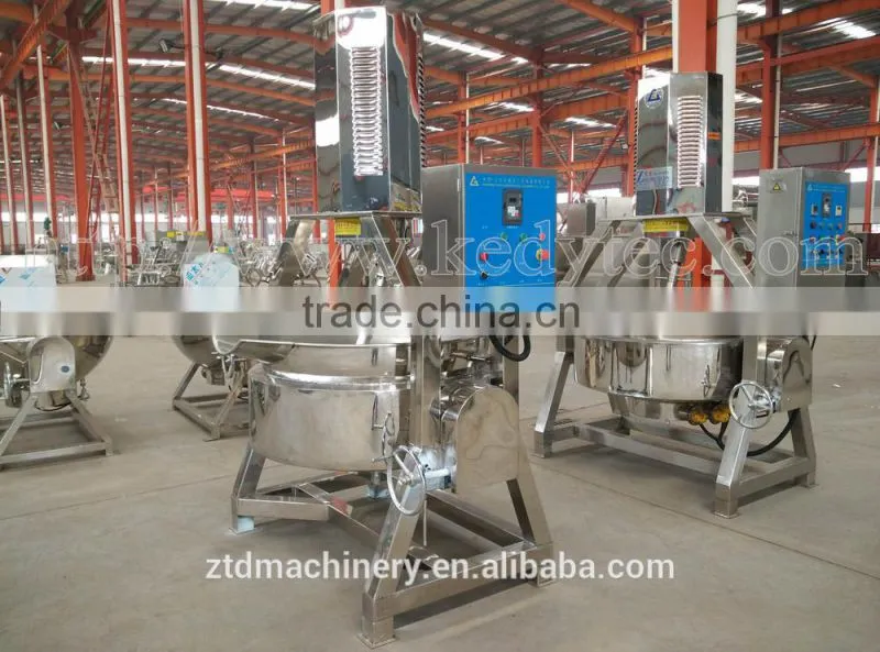 Electric Jacketed Cooking Kettle with Agitator