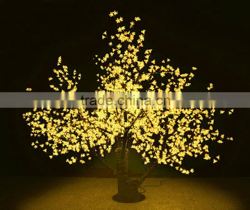 Small Led Cherry Blossom Tree Lights Holiday Ornament Outdoor Lighting