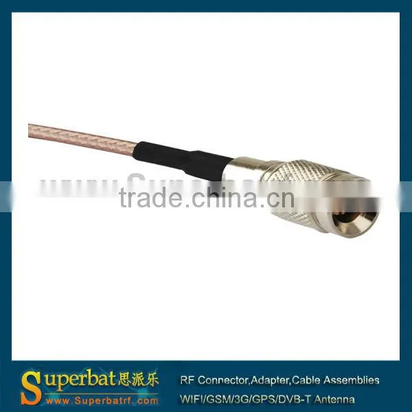 1.0/2.3 male straight to BNC female bulkhead O-ring straight Pigtail cable RG179 15cm 75ohm modem extension cable