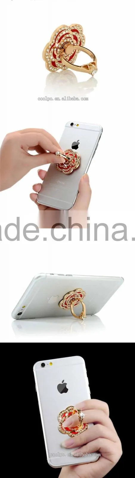Ring Phone Holder 360, Ring Holder for Mobile Phone with Hook