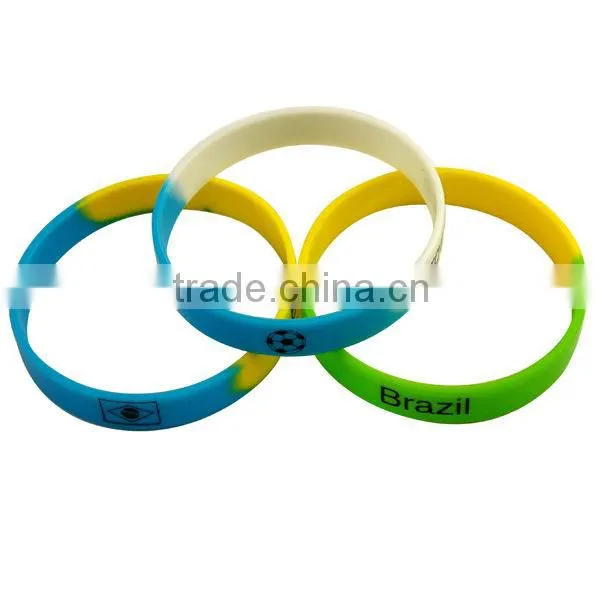 2014 Brazil World Cup Sports silicone bracelet