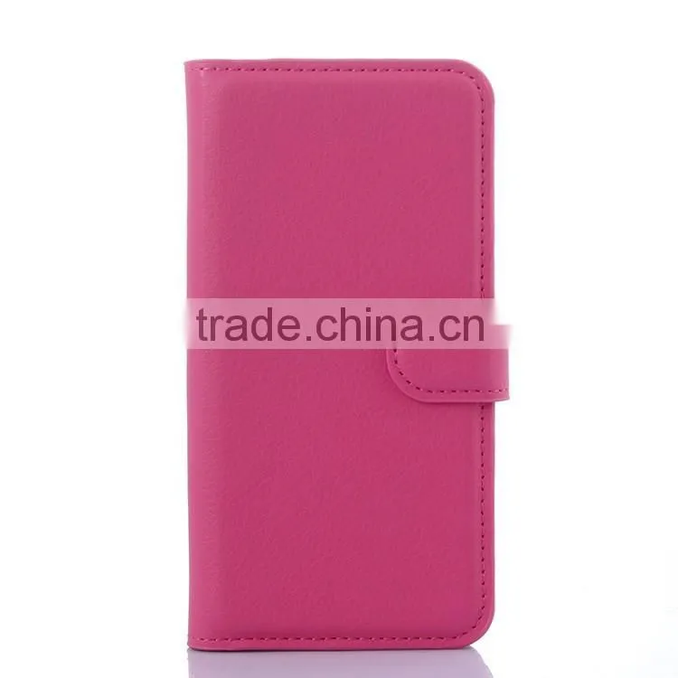 Low Price China Mobile Phone Leather Wallet Stand Case For Samsung Galaxy S6 Edge