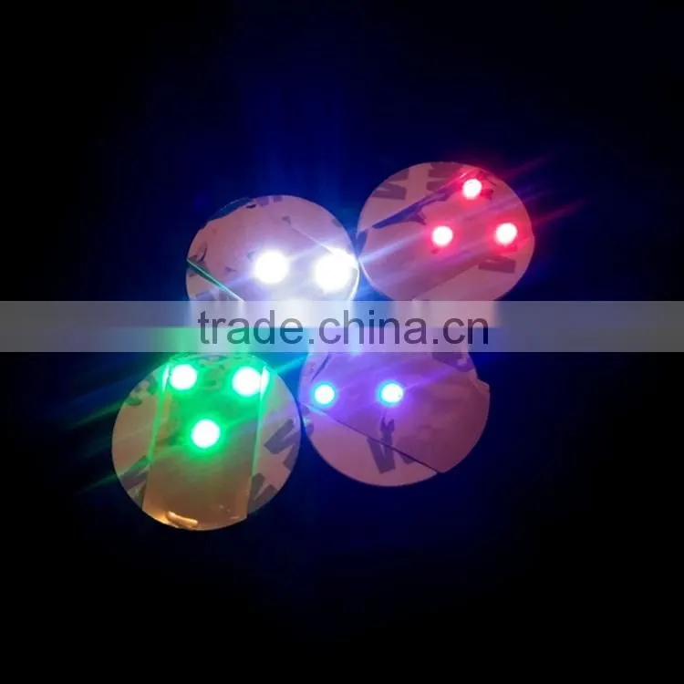 China Novelty Special Custom UV Black Light Placemats And Coasters,led sticker for bottle