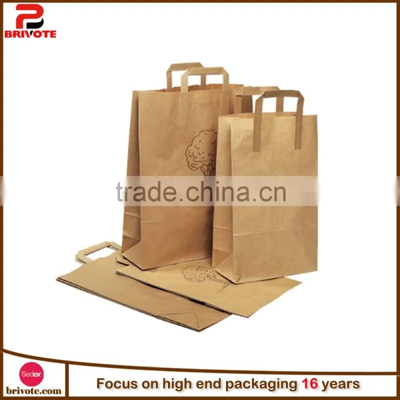 Shopping paper bag/Kraft paper bag/Eco-friendly brown paper bag
