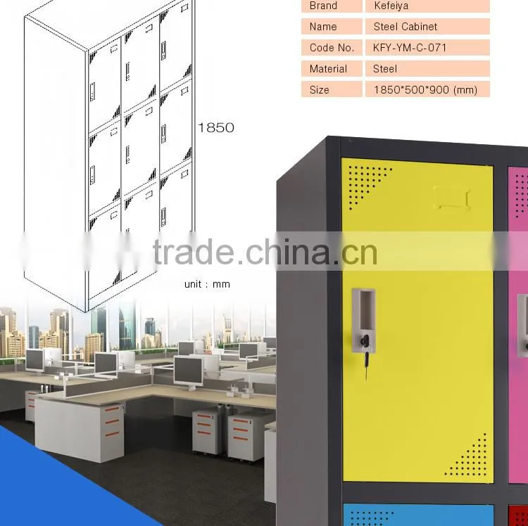 Office Furniture Wholesaler Steel Metal Wardrobe Metal Cabinet
