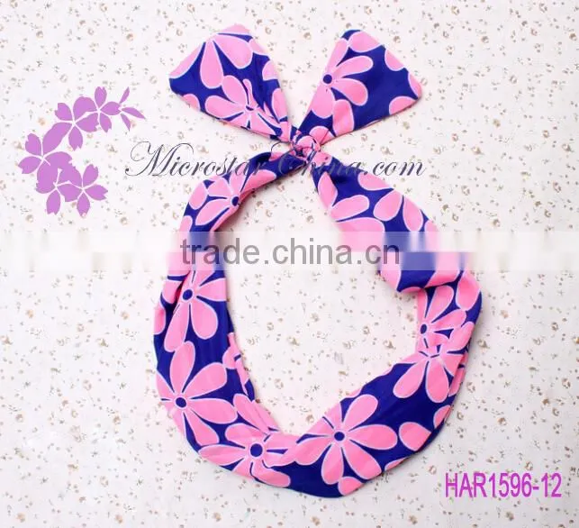IN STOCK Girls Stretch Knot Rabbit Bow Headband Hairband Strip Headwear Wholesale