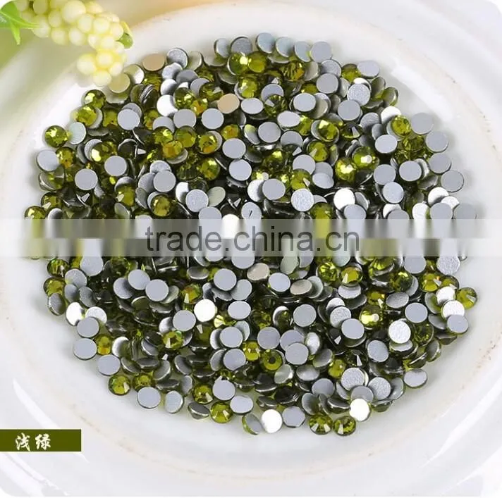 2016 good selling in stock diy flated jewelry crystal beads wholesale