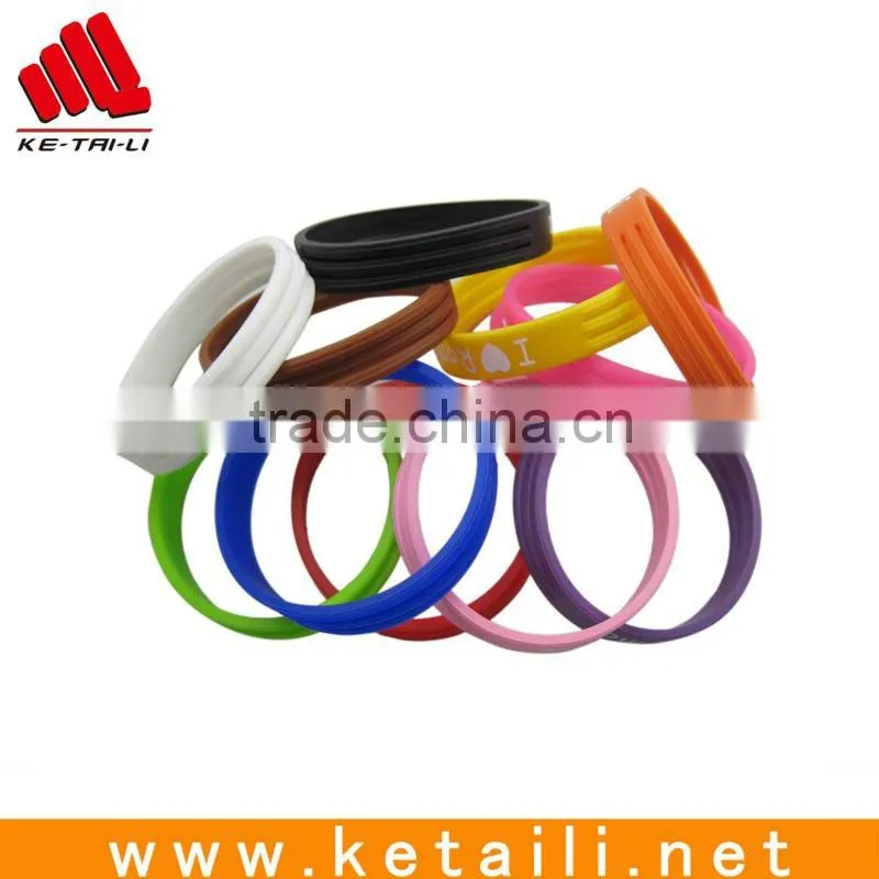 Silicone bracelet with debossed logo, new design wristbands (pass SGS,ROHS,FDA certificates)