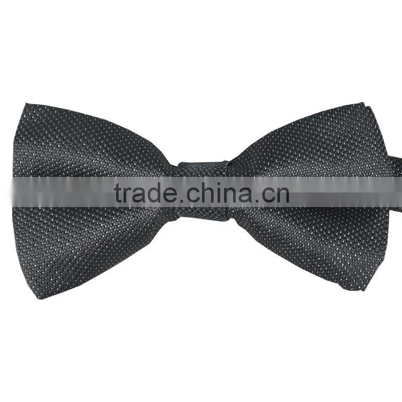 Men Silver Evening Dress Jacquard Monochromatic Bow Ties Wholesale