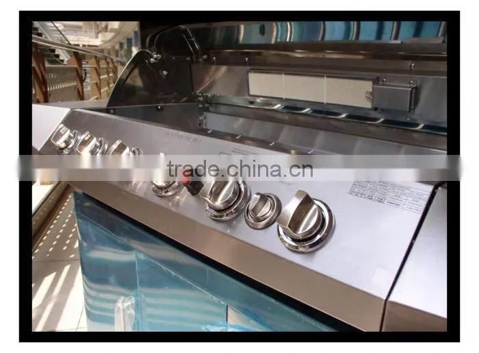 6 Burners Stainless Steel Outdoor Garden Kitchen Gas Grill