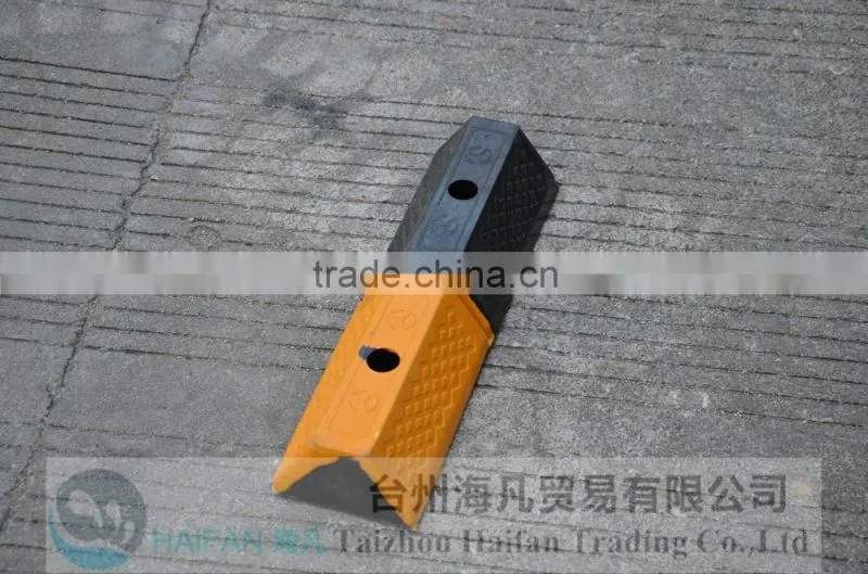 best price rubber stopper/wheel stopper for car parking safety/Competitive price and high quality Wheel stopper