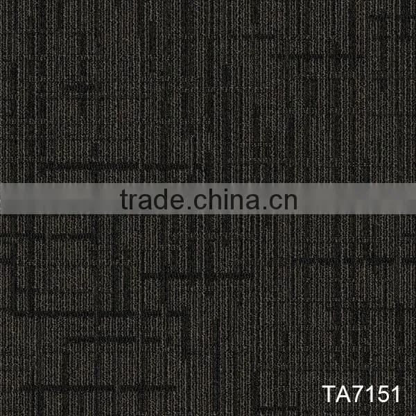 Fireproof carpet tile for office