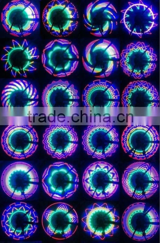 2014 cool fashion bicycle led spoke lights
