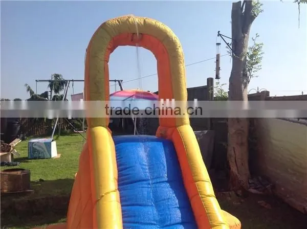 giant inflatable foam water slide,single inflatable water crush slide for party