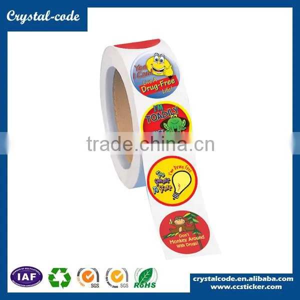 Blank and printing self adhesive scratch off label