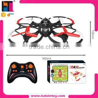 2.4G 4 channel remote control drone with gyroscope with camera