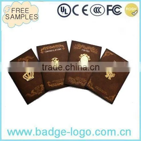 Promotional Novelty Custome Gold-plating Wedding Decoration