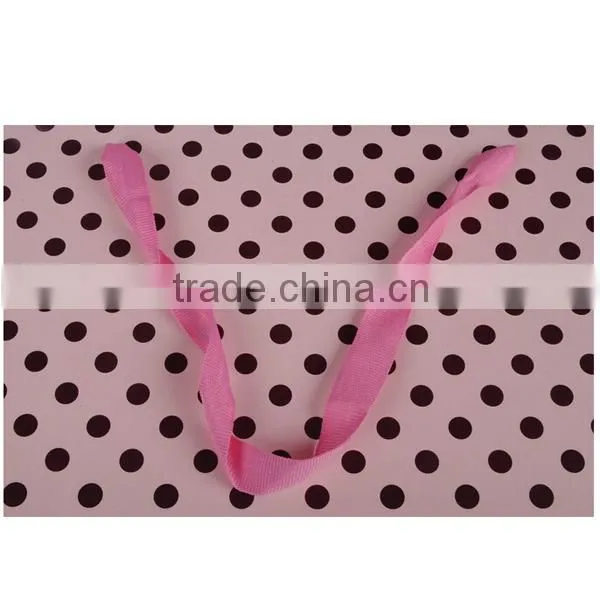 Luxury Small Dots Print Paper Gift Bag