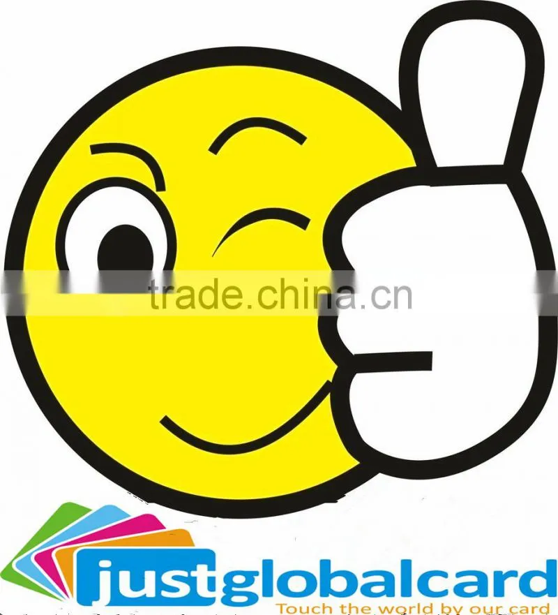 credit card size cmyk offfest printing Customized contact SLE4442 IC card