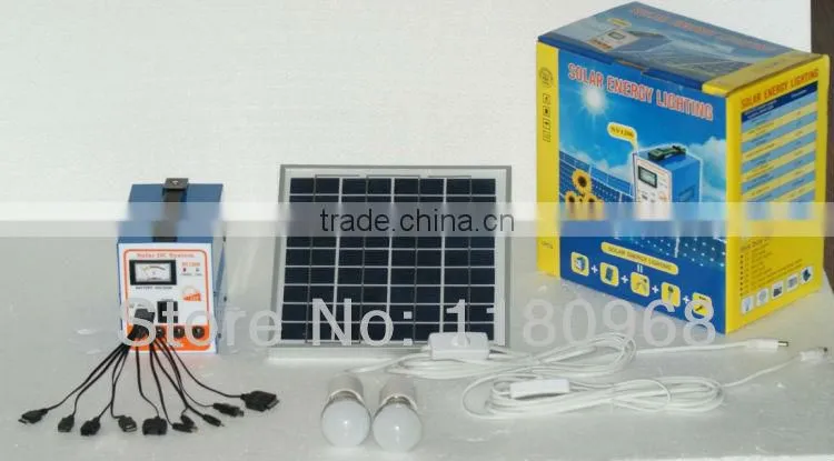 New Design 12v 10w Portable Solar Home System Dc Solar System For Charging Mobile Phone