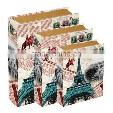 Vintage London Style Wooden Book Box