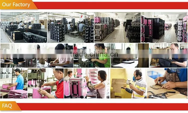 2015 Promotion Lady Salon Aluminum Nail Beauty Case