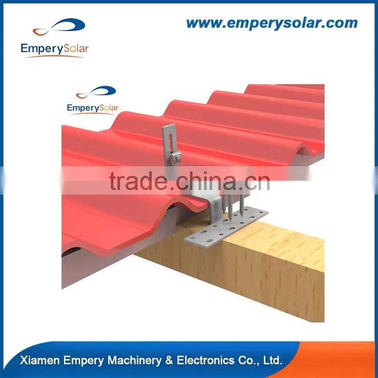 Photovoltaic Tile Rooftop Solar Hook for Residential Solar Moounting