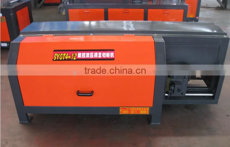 Hydraulic steel wire rod/bar/coil straightening cutting machine with low price