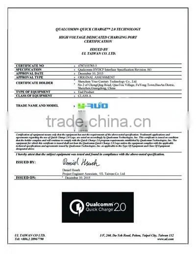 Alibaba express usa qualcomm certified quick charge QC 3.0 travel Charger output for Samsung galaxy S 6, google nexus 6