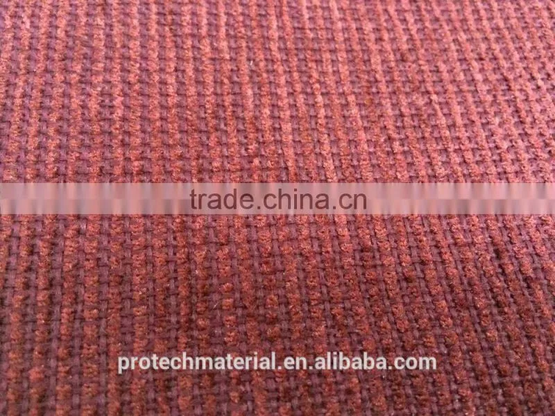 Plain Dyed Sofa Fabric Solid Single Chenille Sofa Fabric with Color Glue 145cm