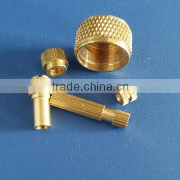 oem high quality brass knurled head screw made in china
